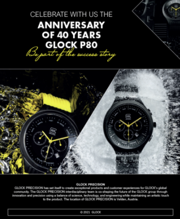 Glock - Watch chrono P80 - LIMITED EDITION