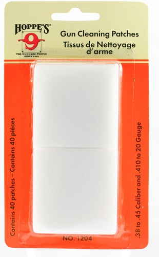 Hoppe's No. 9 - Gun Cleaning Patch, 16GA - 12GA - 300st