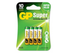 GP - Super AAA 1.5V - 4 pack
