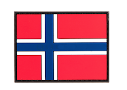 3D Patch - Norway Flag Patch - PVC