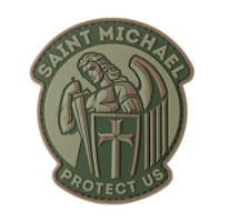 JTG - Saint Michael Patch - Rubber - Green