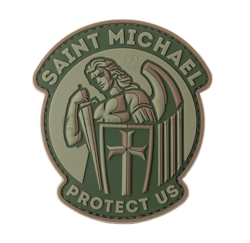 JTG - Saint Michael Patch - Rubber - Green