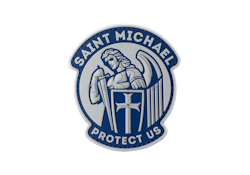 JTG - Saint Michael Patch - Rubber - Color