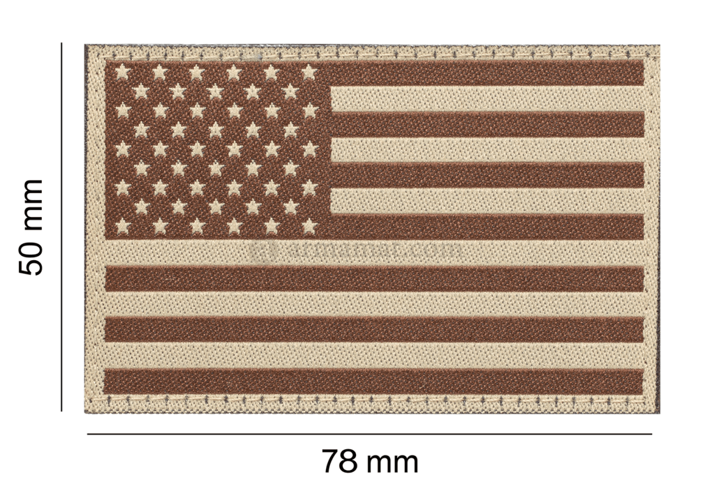 Clawgear - USA Flag Patch - Desert