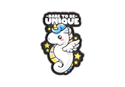 JTG - Dare To Be Unique Rubber Patch