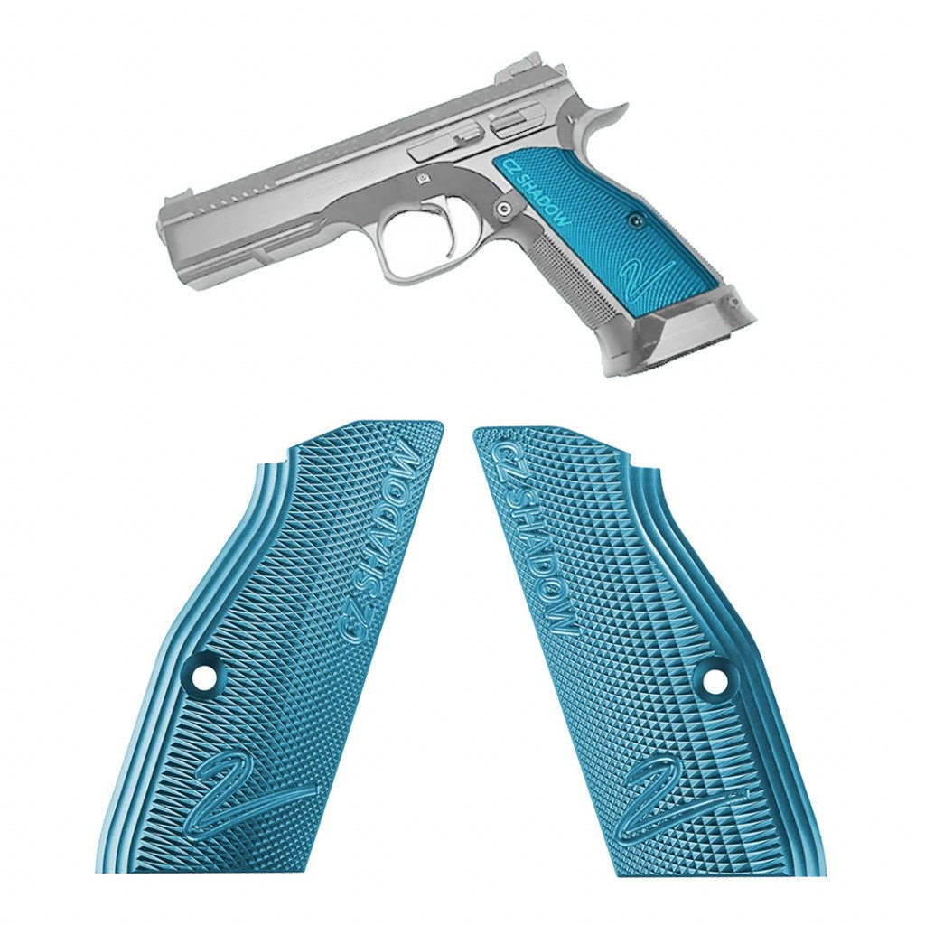 CZ - CZ Shadow 2 - Short aluminium grip - Blue