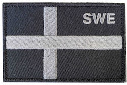 Sweden Flag Patch - Black