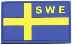 3D Patch - SWE Flag - PVC