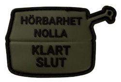 3D Patch - Hörbarhet nolla Klart slut - PVC