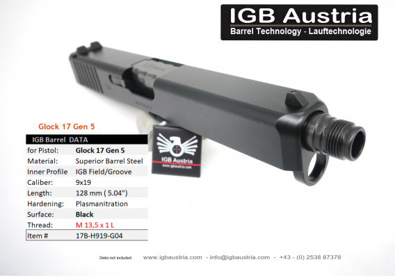 IGB - Glock 17 Gen5 IGB Threaded Barrel M13,5x1L