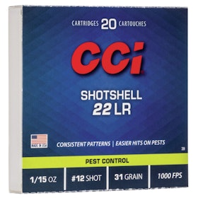 CCI - Rimfire Shotshells Pest Control Ammo 22 LR 1,9g #12 Shot 20/Box