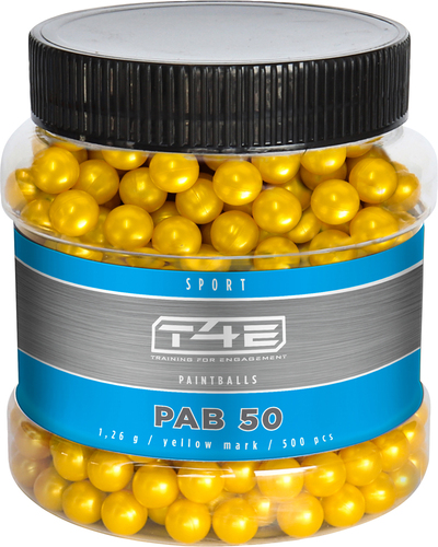 Umarex - T4E - Sport PAB 50 Paintballbullets Yellow .50 1,26g 500-Pack