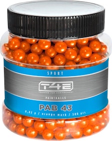 Umarex - T4E - Sport PAB 43 Paintball bullets Orange .50 1,26g 500-Pack