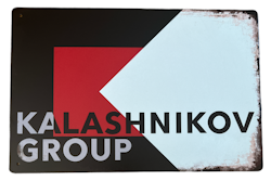 Kalashnikov - Metal tin sign