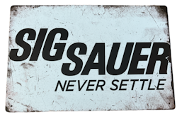 Sig Sauer - Metal tin sign