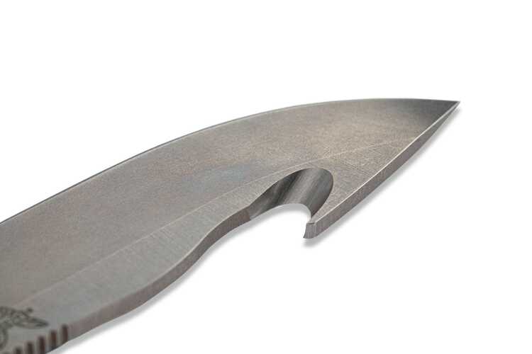 Benchmade - 15004: Saddle Mountain Skinner wi Hook and Wood Handle