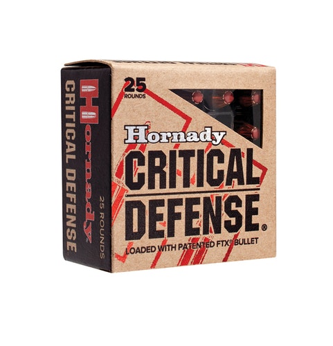 Hornady - Critical Defense Ammunition 40 S&W 165 gr FTX CD 20/Box