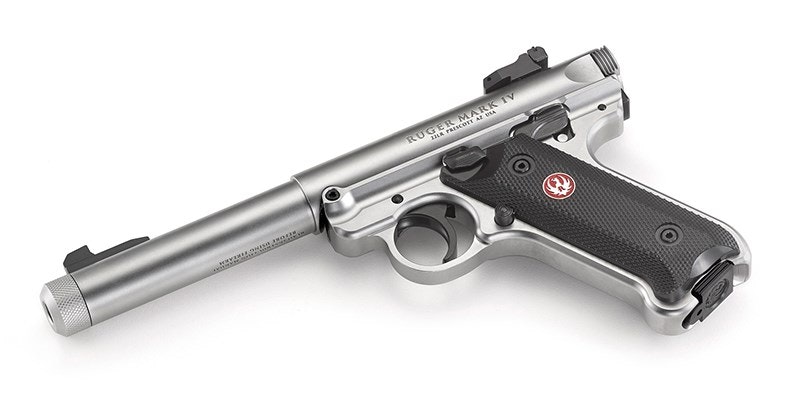 Ruger - MKIV Target ,.22 LR - Rostfri - Threaded