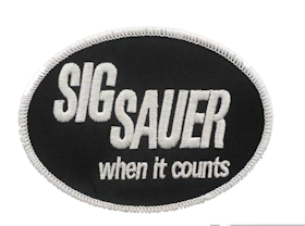 Sig Sauer - When it counts - Patch