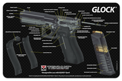 TekMat - Glock 3D Cutaway Gun-  Cleaning Bench Mat