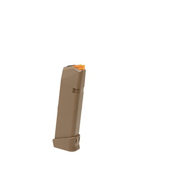 Glock - Magazine for Glock 19X 9 mm - 17+2 ST Coyote - orange follower
