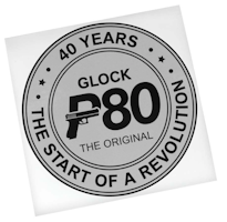 Glock - P80 Anniversary Sticker