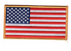 USA Flag Patch - XL
