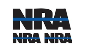 NRA - Thin blue line - Sticker set