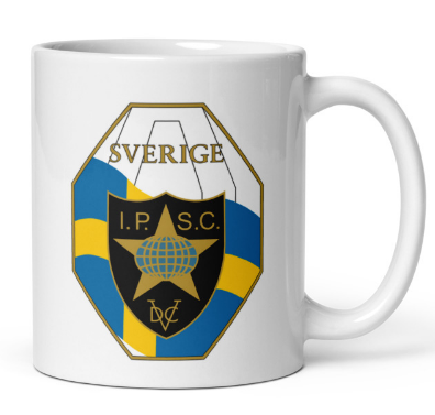 White glossy mug - IPSC Sweden