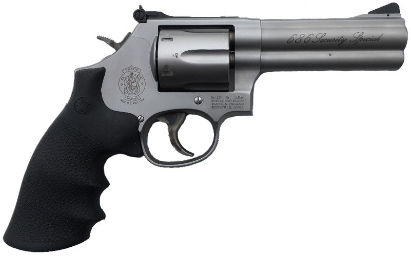 Smith & Wesson - 686 SECURITY SPECIAL 357 MAG BLACK ROUGE - 4"