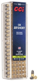 CCI - Pest Control Ammo CB 22 Short Subsonic Low-Noise 29gr 100/Box