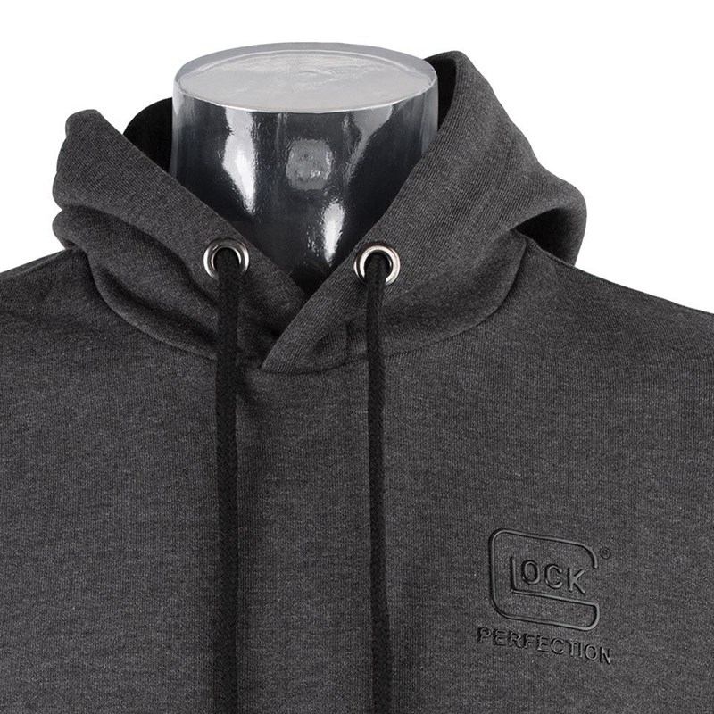 Glock - Sweatshirt Hooded Perfection charcoal grey