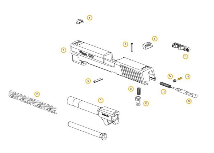 Sig Sauer - Spare Part Extractor Spring P226/P229/P239