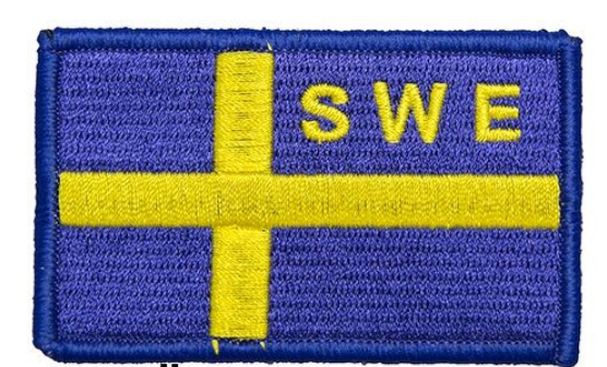 SWE Svensk flagga - Fullcolor