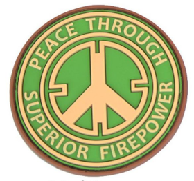 Peace Through Superior Firepower PVC - Patch