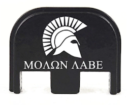 Glock -  Rear Slide Cover Plate -Molon Labe - Gen 5