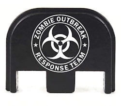 Glock -  Rear Slide Cover Plate -Biohazard - Gen 5