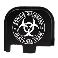 Glock - Rear Slide Cover Plate - Biohazard -  Glock 43 43X 48