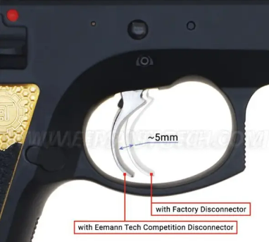 Eemann Tech - Brass Competition Disconnector for CZ SHADOW