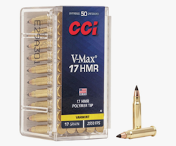 CCI - Rimfire Ammunition 17 HMR V-MAX 17gr 50/Box
