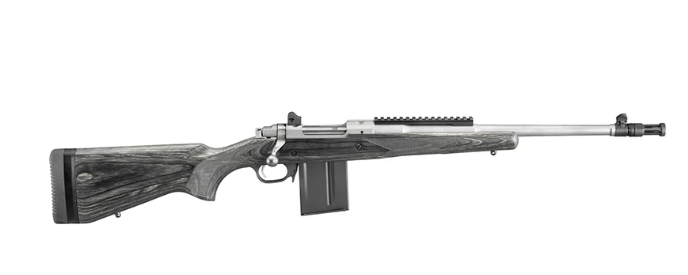 Ruger - Scout Rifle .308 Win, rostfri med svart laminatstock