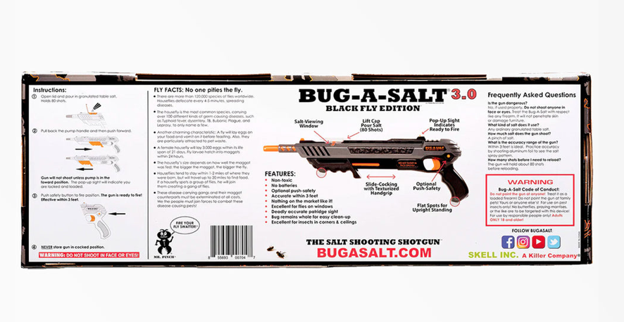 Bug-a-salt - Black FLY 3.0