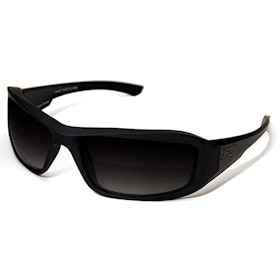 Edge - Hamel - Polarized Safety Glasses: Polarized, Wraparound Frame, Full-Frame, Gray, Black, Black