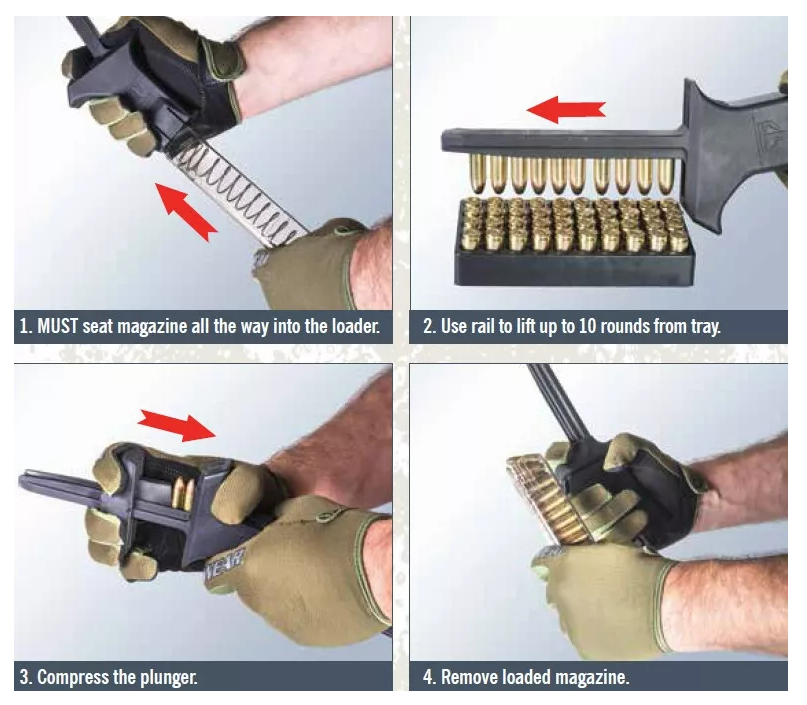 C.A.M. - Gen2 Handloader for all pistol mags 9/40