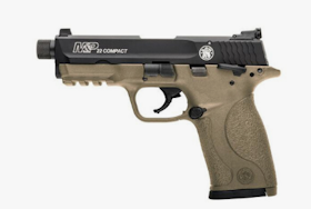 Smith & Wesson - M&P 22 Compact .22LR 3.6" 10rd Threaded Barrel - FDE