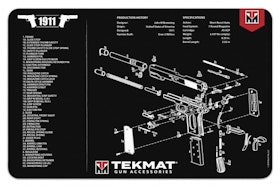 TekMat - Gun Cleaning Bench Mat 3D For 1911
