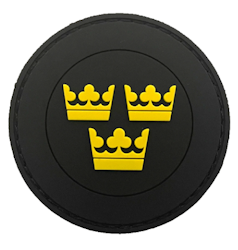 Tre kronor - Black Yellow - PVC