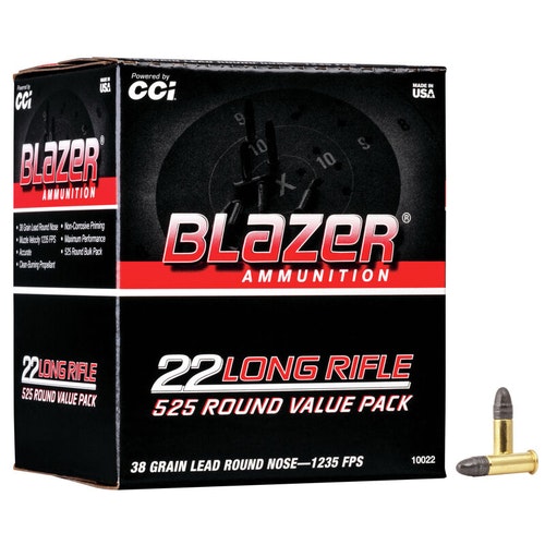 CCI - Blazer Rimfire Ammo 22 LR Lead RN 38gr - 525/Box