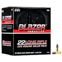 CCI - Blazer Rimfire Ammo 22 LR Lead RN 38gr - 525/Box