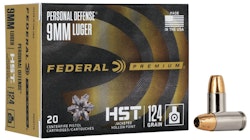 Federal - Personal Defense Ammo 9mm Luger HST 124gr - 20/Box